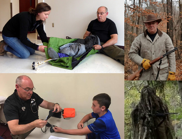 Photo Collage of Disaster Travel and Wilderness Medicine Instructor Jeff Imel